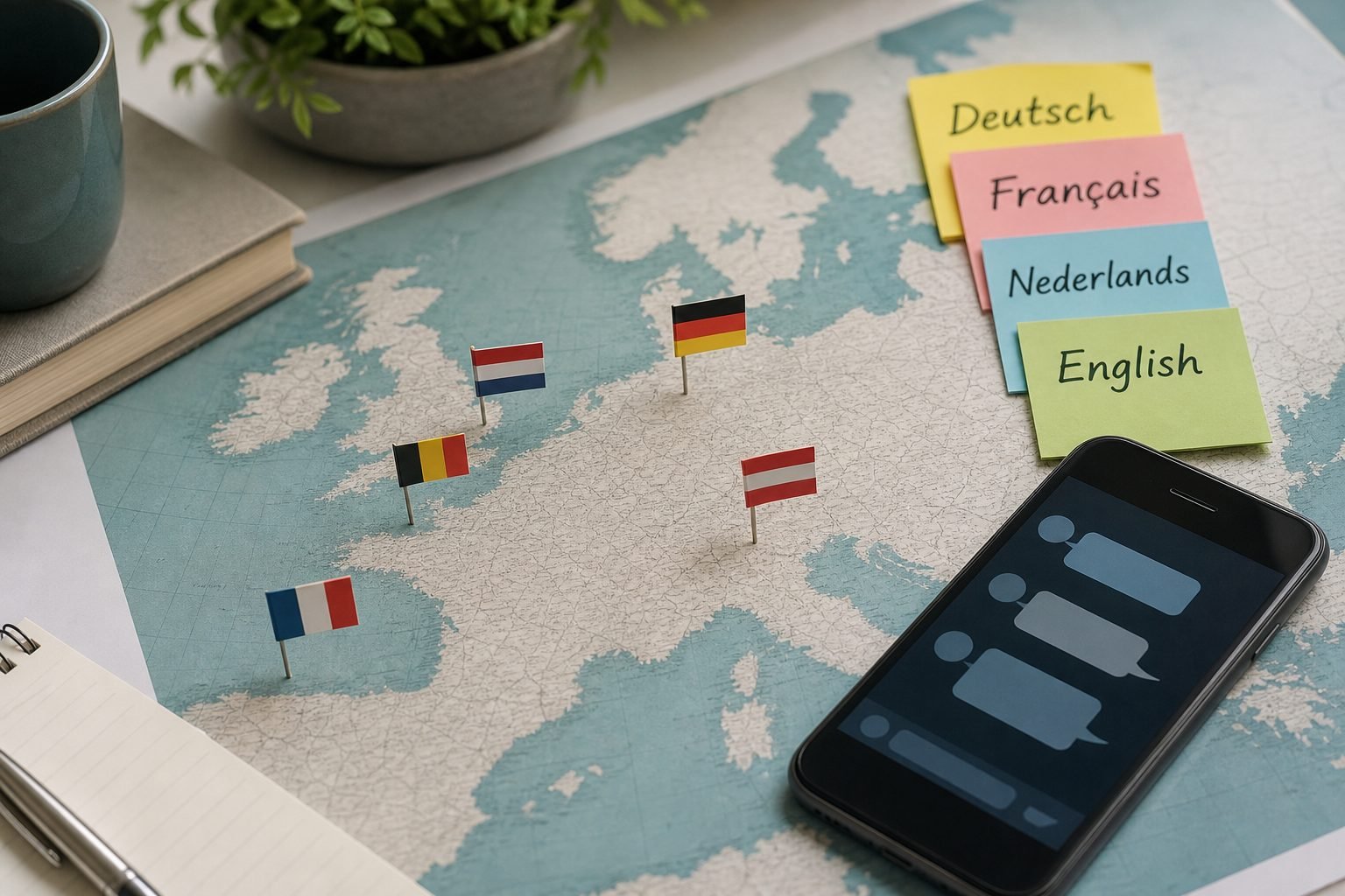 Sprachen und Märkte in Europa für Gastbeiträge planen